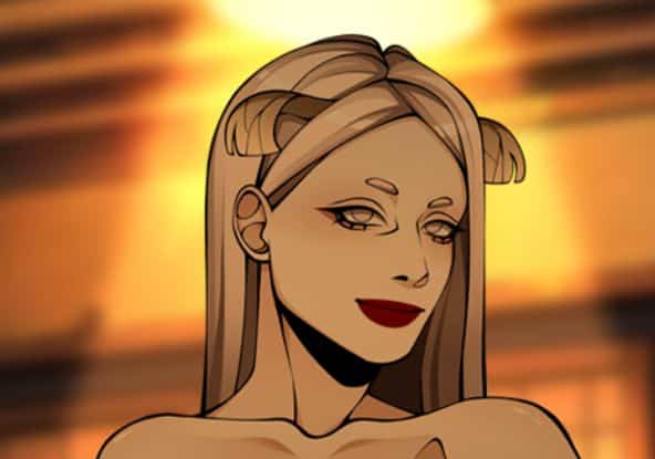 火影忍者：忍者领主女性角色特写与剧情氛围画面